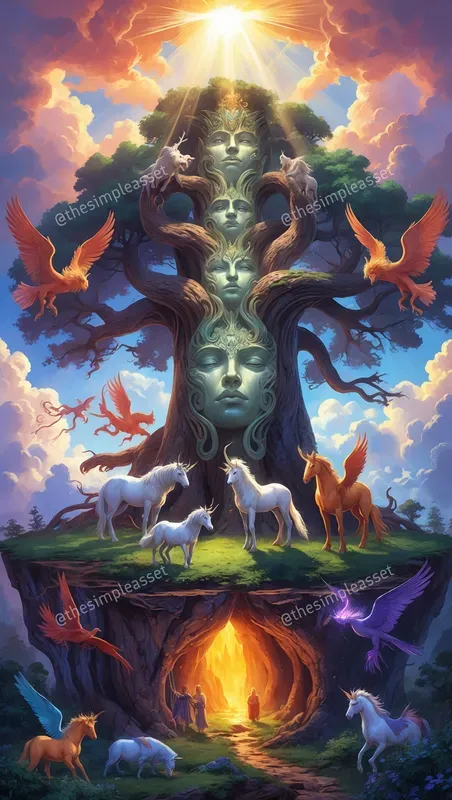 Epic Mythological Tree Fantasies