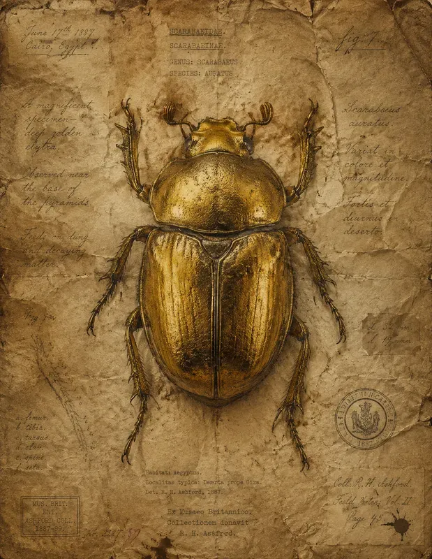 Vintage Entomology Journal Pages