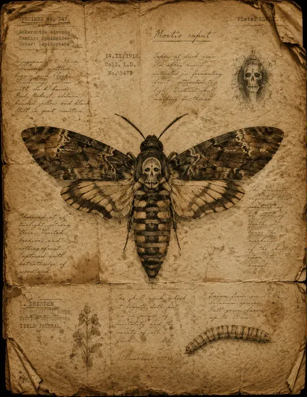 Vintage Entomology Journal Pages