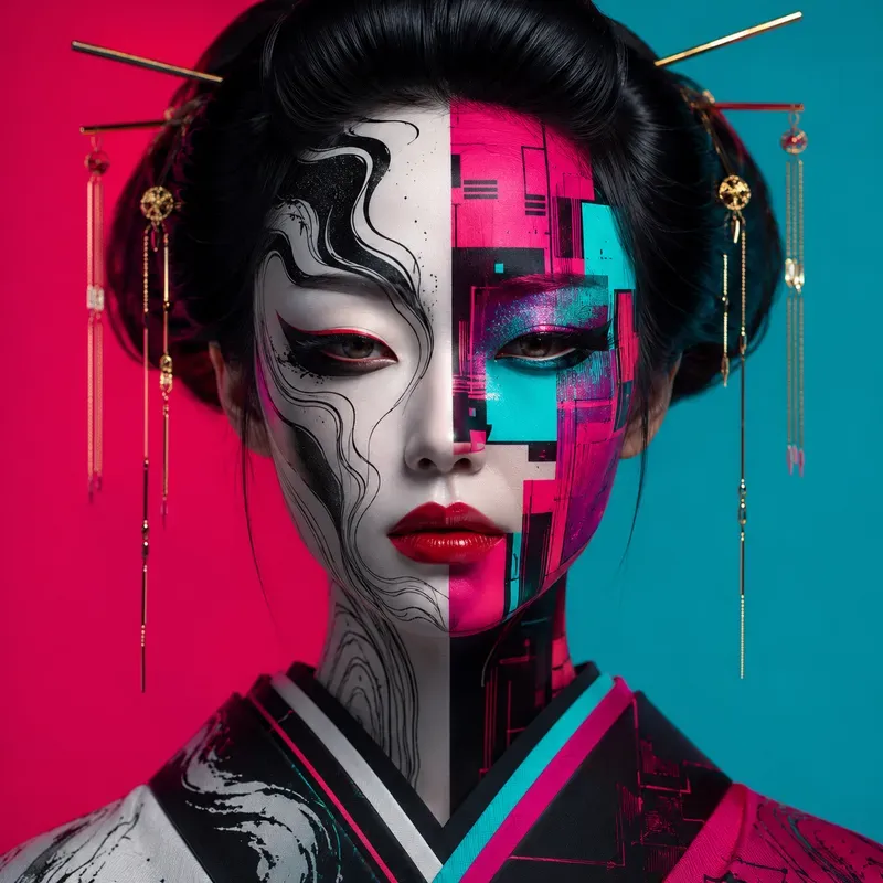 Bold Pop Surreal Portrait Collections