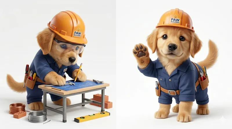 3D Animal Professions Dual Poses