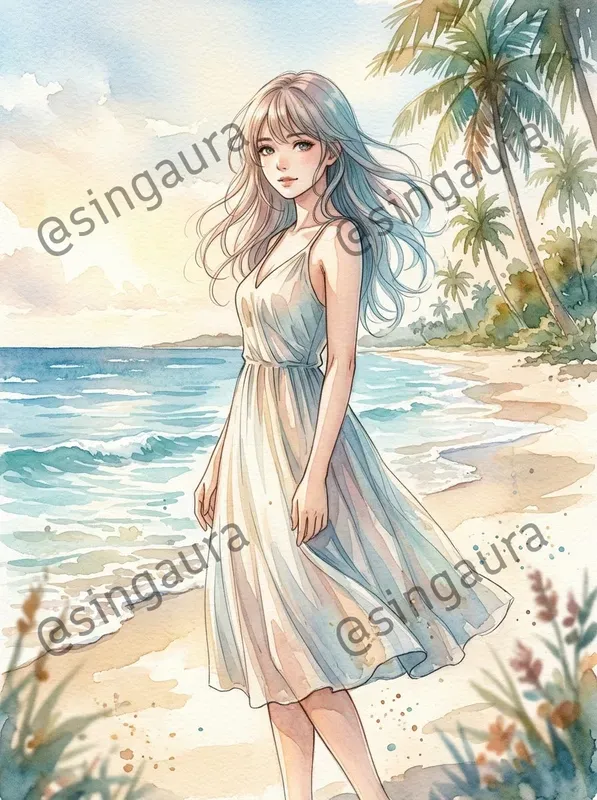 Anime Premium Watercolor Characters
