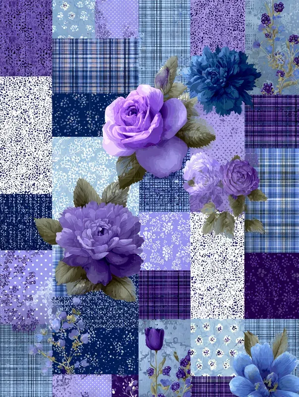 Vintage Floral Shabby Chic Patchwork