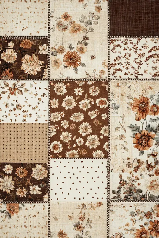 Vintage Floral Shabby Chic Patchwork