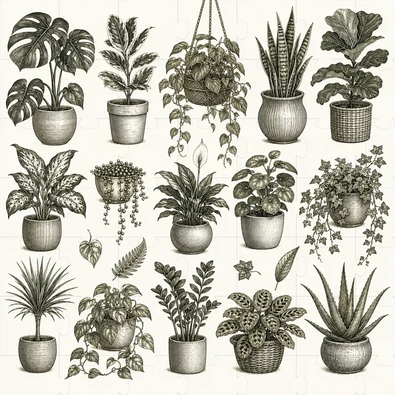 Hand Drawn Botanical Cliparts