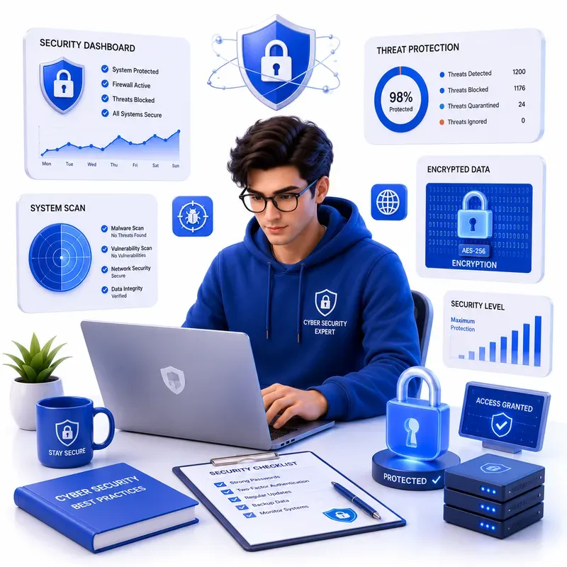 Modern 3D Office Team Illustrations