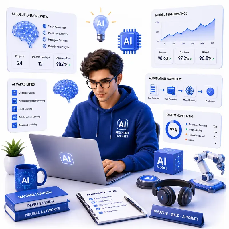 Modern 3D Office Team Illustrations