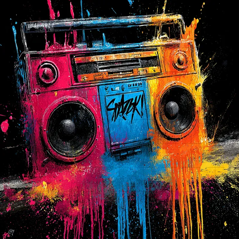 Splatter Graffiti Street Pop Grunge