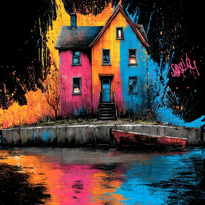 Splatter Graffiti Street Pop Grunge
