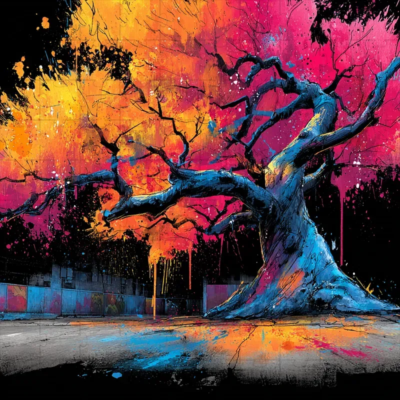 Splatter Graffiti Street Pop Grunge
