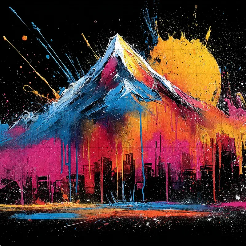 Splatter Graffiti Street Pop Grunge