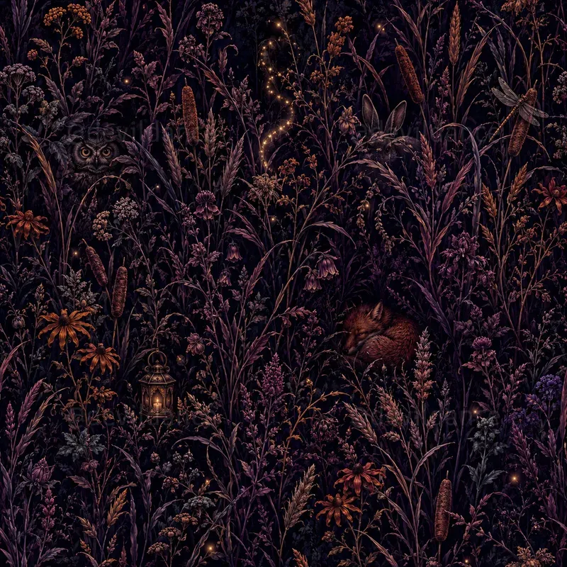 Hidden Creatures Halloween Patterns