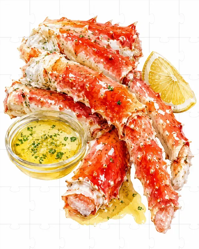 Seafood Watercolor Cliparts