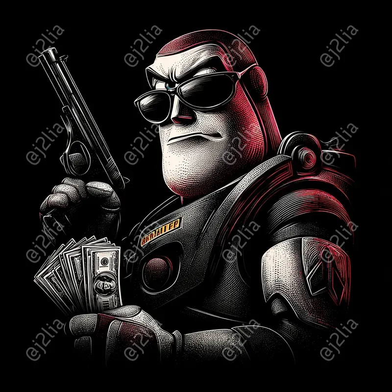 Disney Character Gangster Portraits