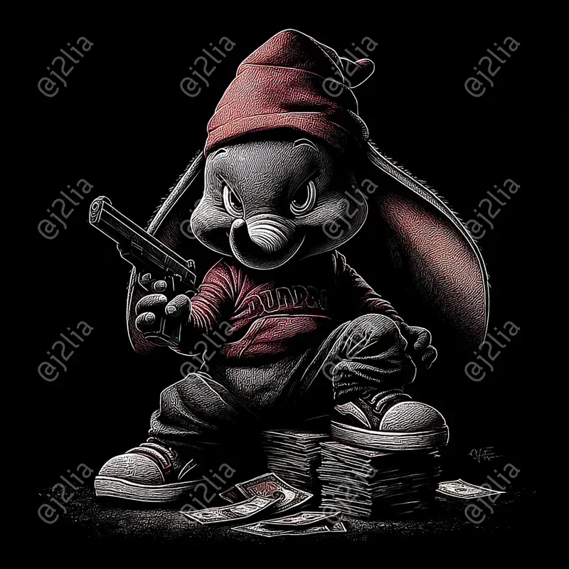 Disney Character Gangster Portraits