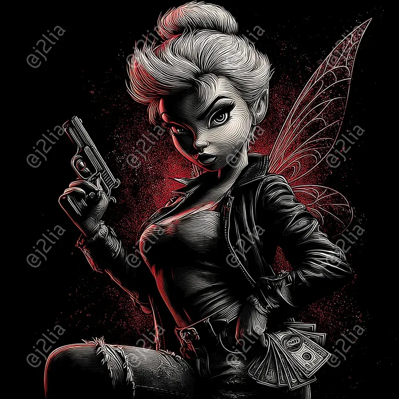 Disney Character Gangster Portraits