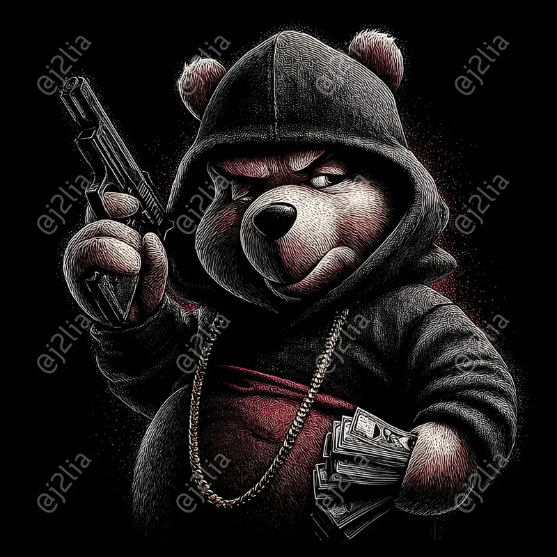 Disney Character Gangster Portraits