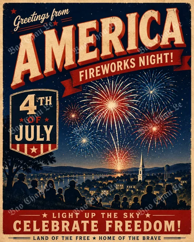 Vintage 4th Of Julys