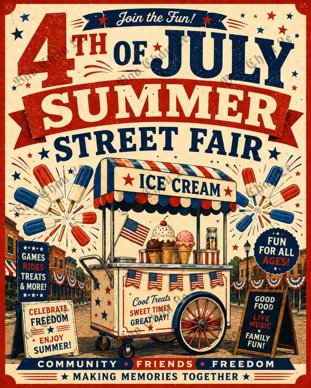 Vintage 4th Of Julys