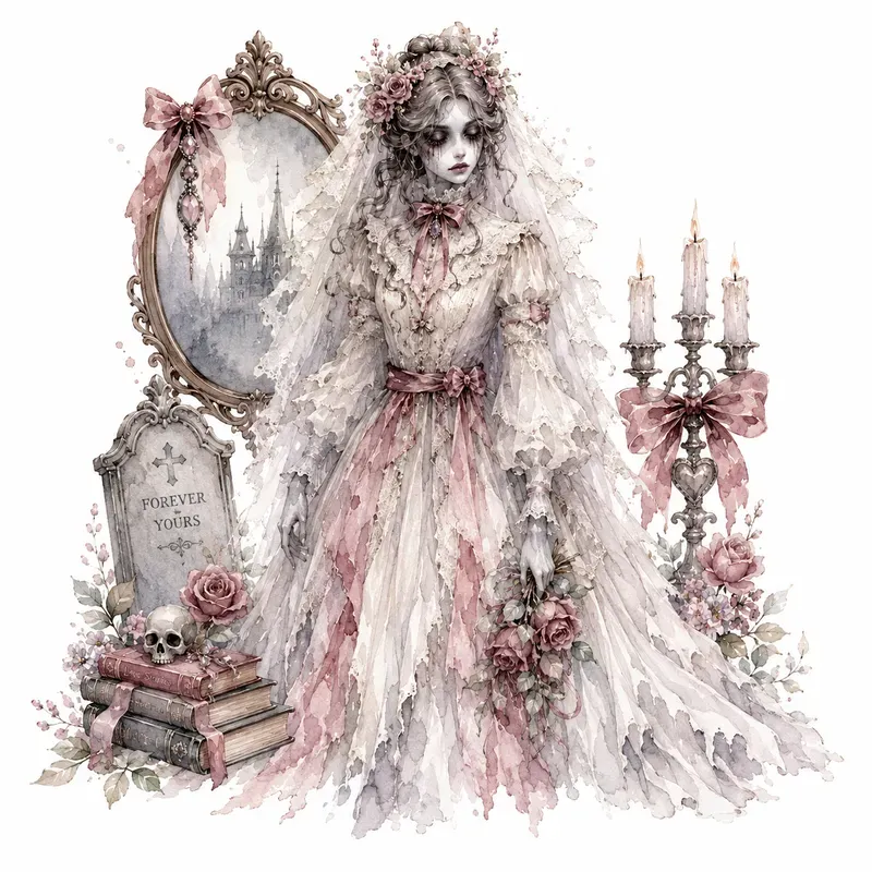 Coquette Halloween Art Kits