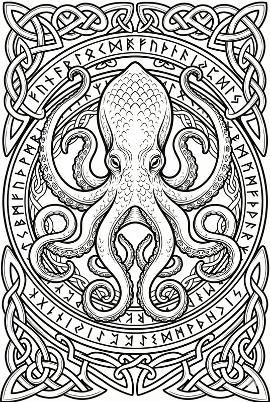 Nordic Myth Coloring Pages