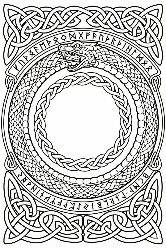 Nordic Myth Coloring Pages