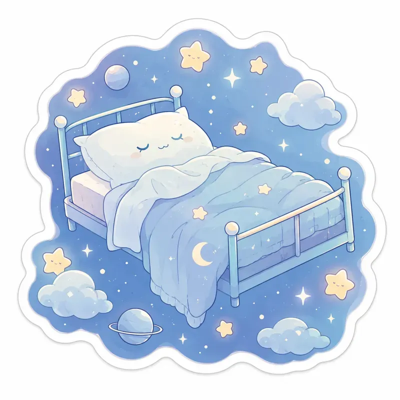 Floating Bedroom Sticker Packs