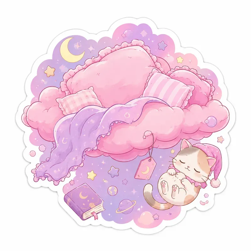 Floating Bedroom Sticker Packs