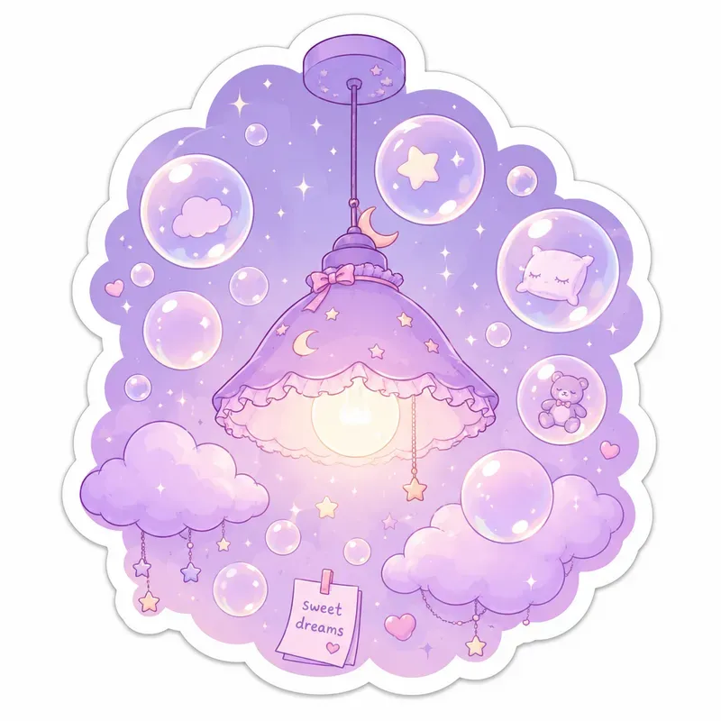 Floating Bedroom Sticker Packs