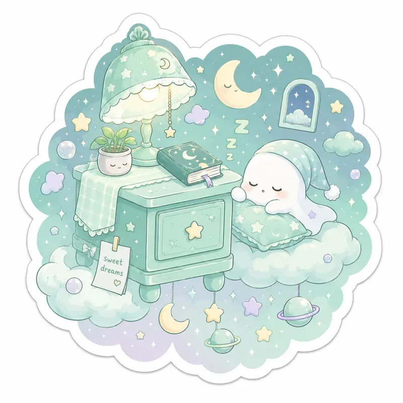 Floating Bedroom Sticker Packs