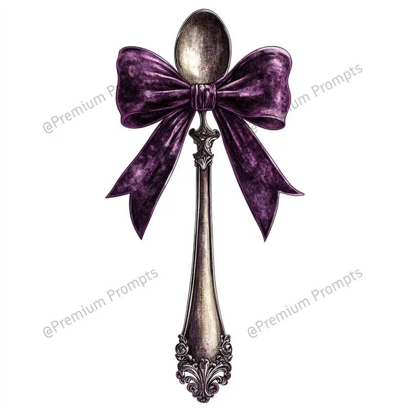 Coquette Kitchen Utensils Cliparts