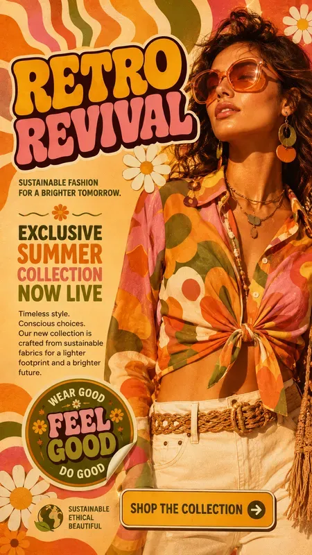 70s Groovy Summer Disco Promo Banners