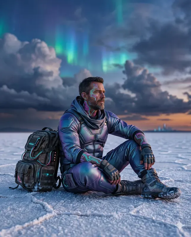 Ethereal Nomad Cinematic Tattoo Portraits
