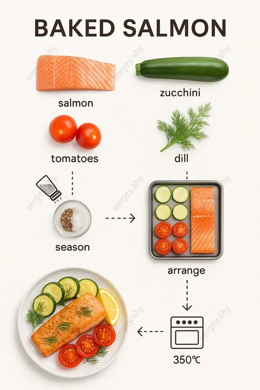 Realistic Recipe Infographics