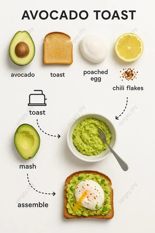 Realistic Recipe Infographics