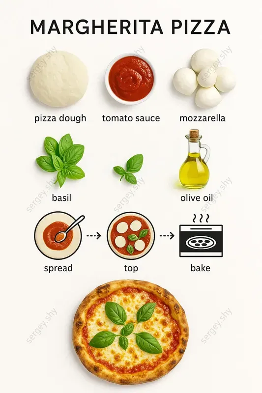 Realistic Recipe Infographics
