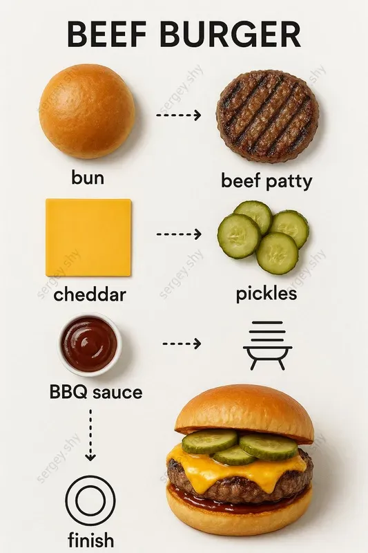 Realistic Recipe Infographics
