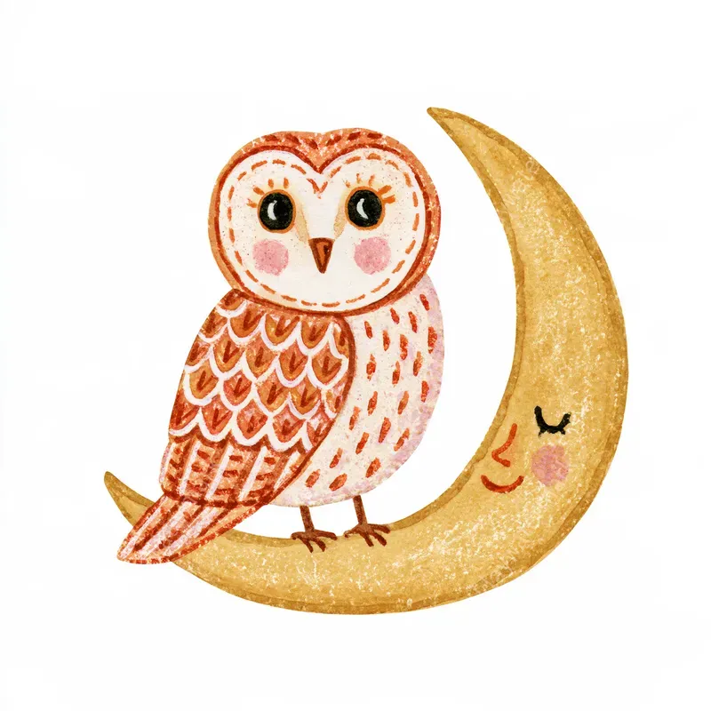 Retro Folk Art Halloween Cliparts