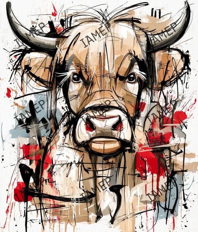 Expressive Animal Art Portraits