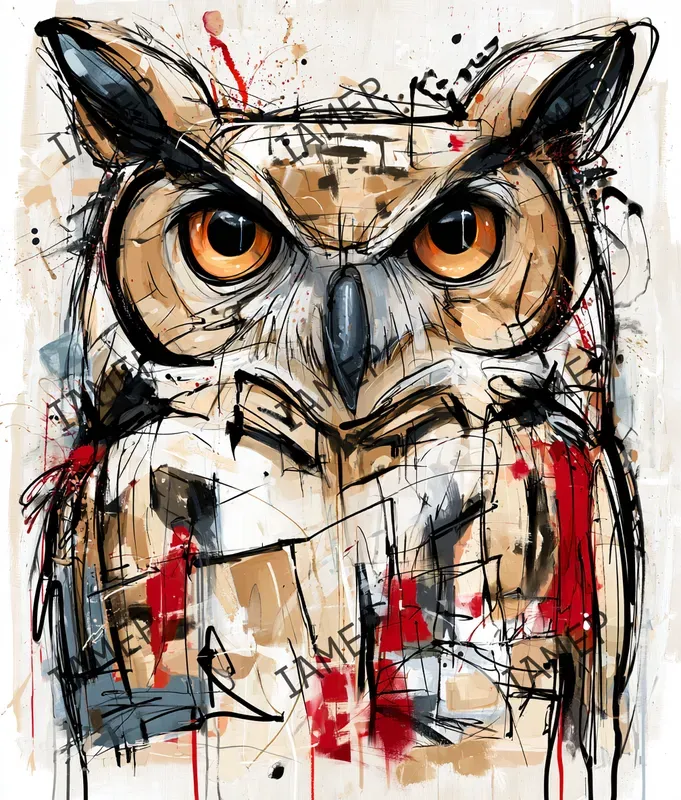 Expressive Animal Art Portraits