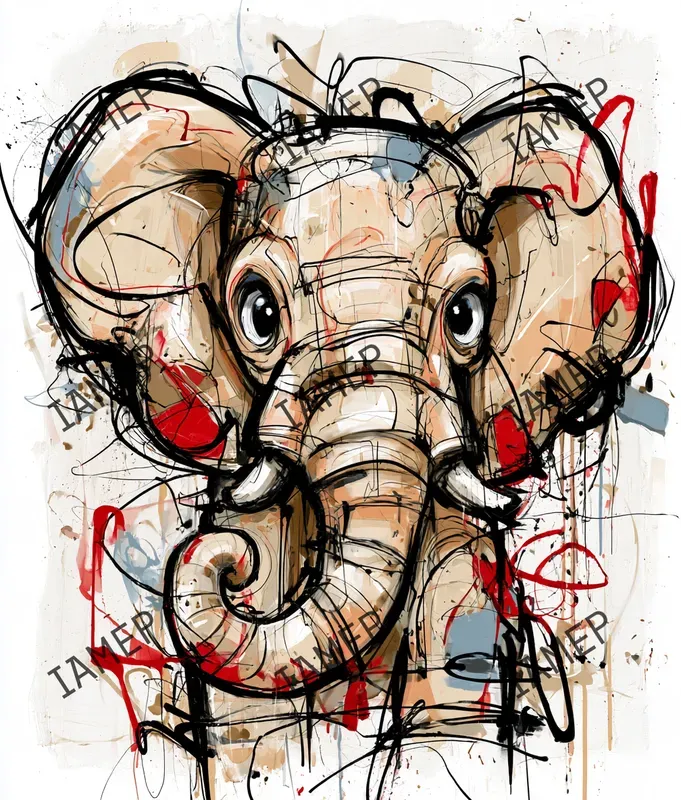 Expressive Animal Art Portraits