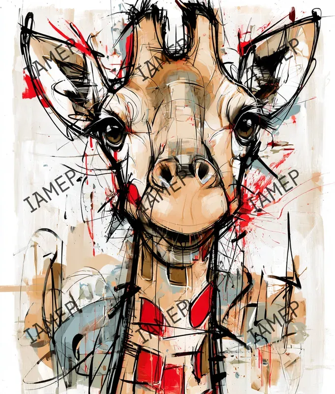 Expressive Animal Art Portraits