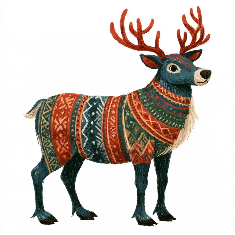 Nordic Winter Animal Cliparts