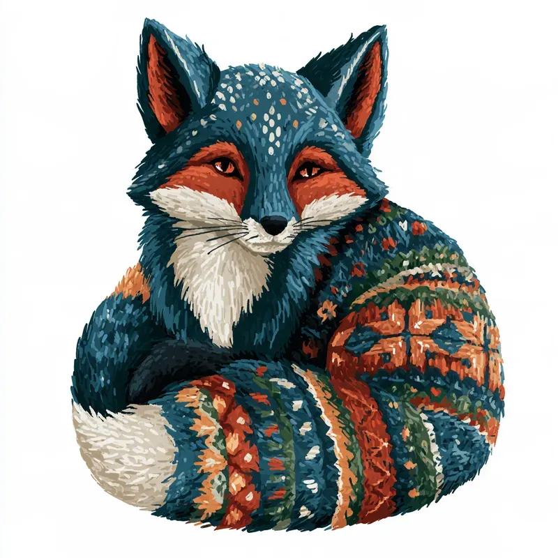 Nordic Winter Animal Cliparts