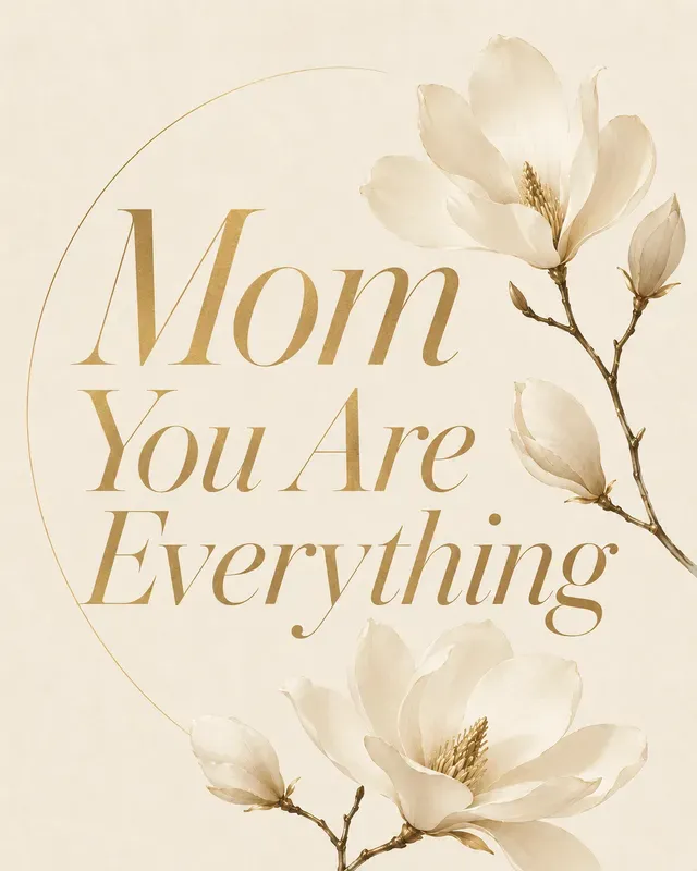 Mothers Day Typography Posters