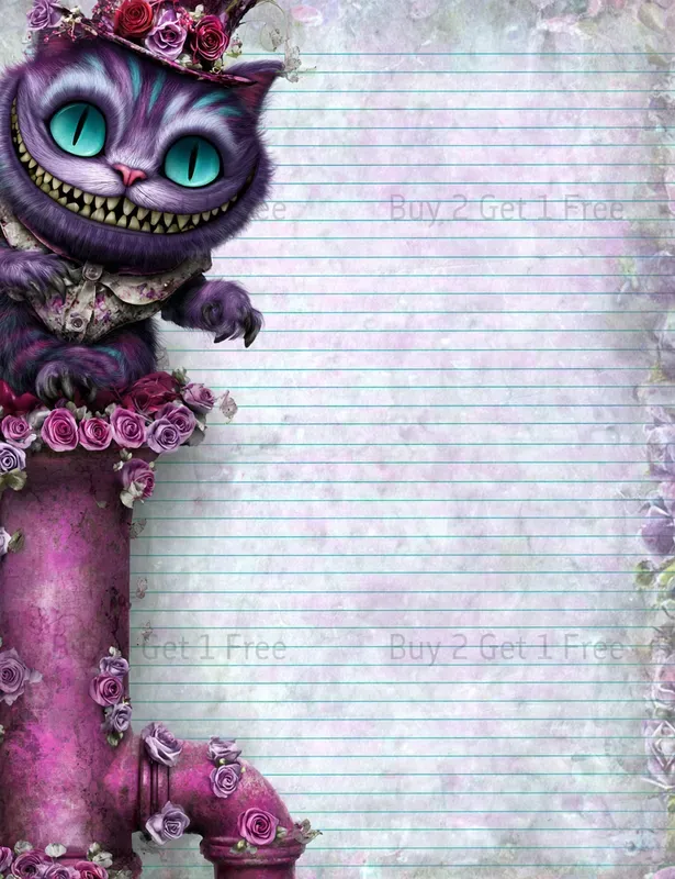 Alice In Ocean Steampunk Plain Papers