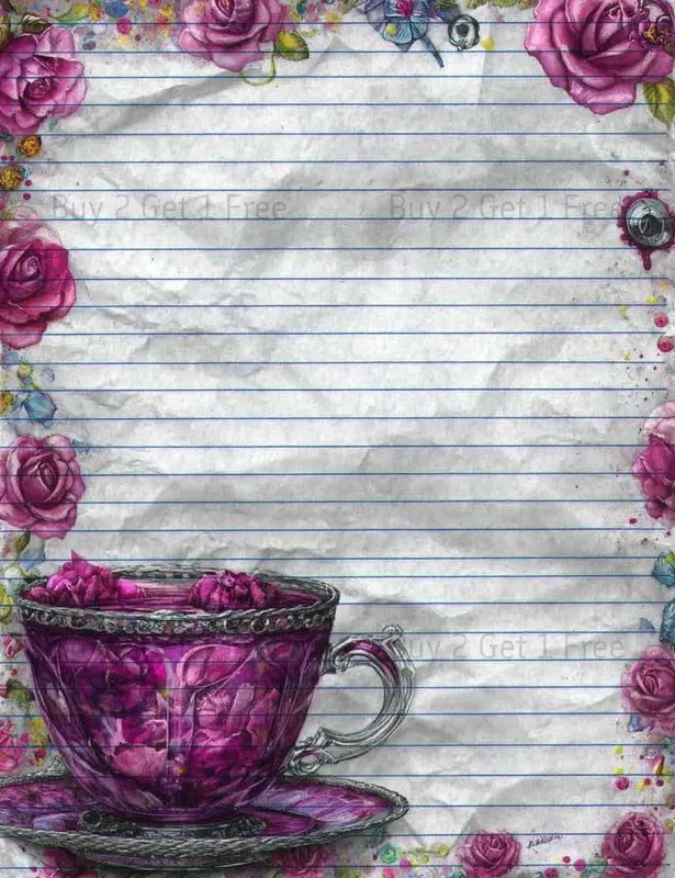 Alice In Ocean Steampunk Plain Papers