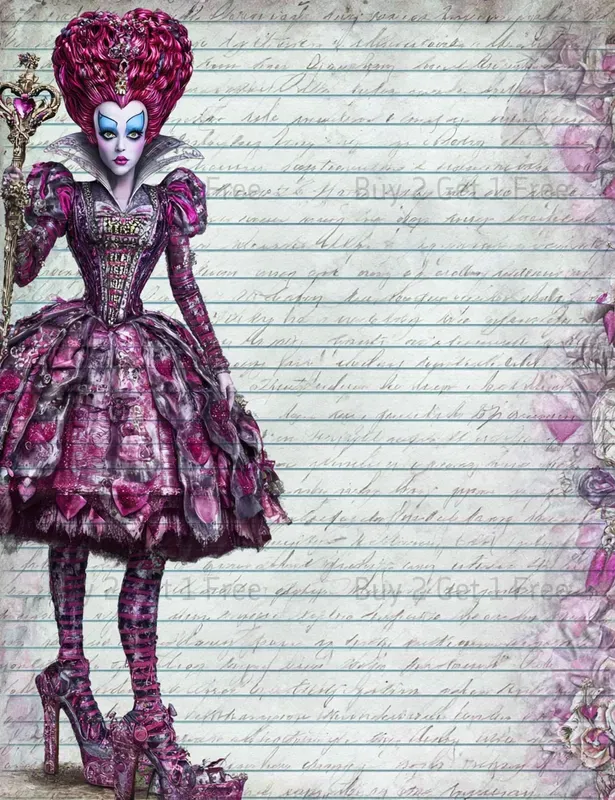 Alice In Ocean Steampunk Plain Papers