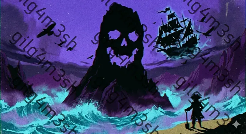 Retro Silhouetted Anime Backgrounds