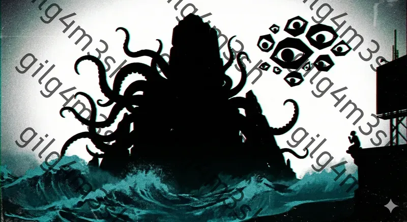 Retro Silhouetted Anime Backgrounds